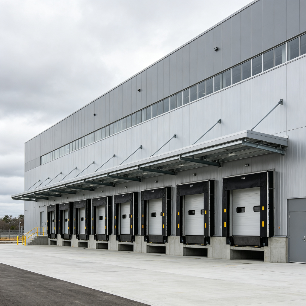 Industrial warehouse building